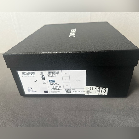 Authentic Chanel Empty Shoe Box W Dust Bag/tissue . 12”x10.25”x4.75” - Picture 7 of 8